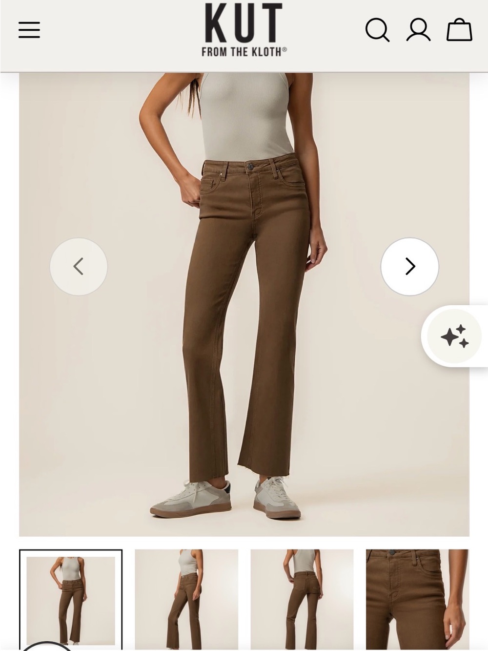 Kut from the Kloth Kelsey Ab Fab Straight-Leg Jeans